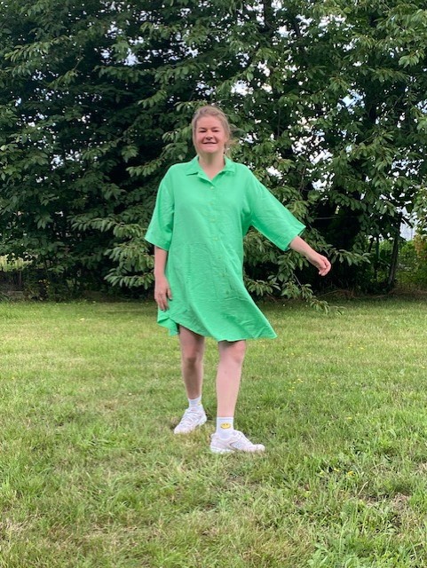 Groen kleedje sales